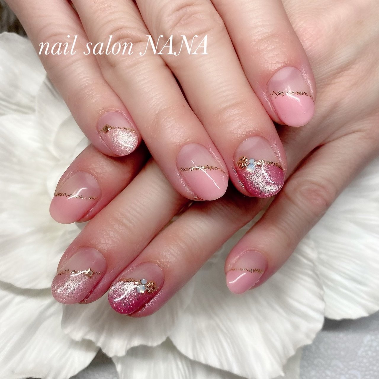 春 夏 卒業式 入学式 ハンド Nail Salon Nanaのネイルデザイン No ネイルブック