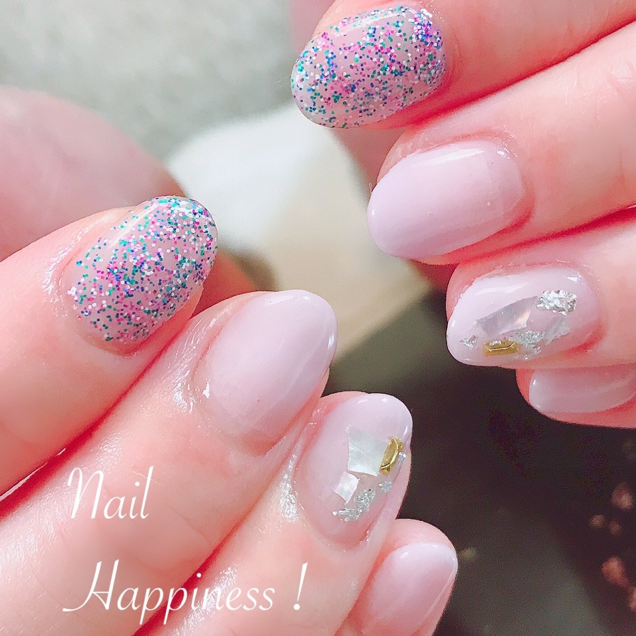 オールシーズン グラデーション シェル ピンク ジェルネイル Nail Happiness ネイルハピネス ささきまきのネイル デザイン No ネイルブック