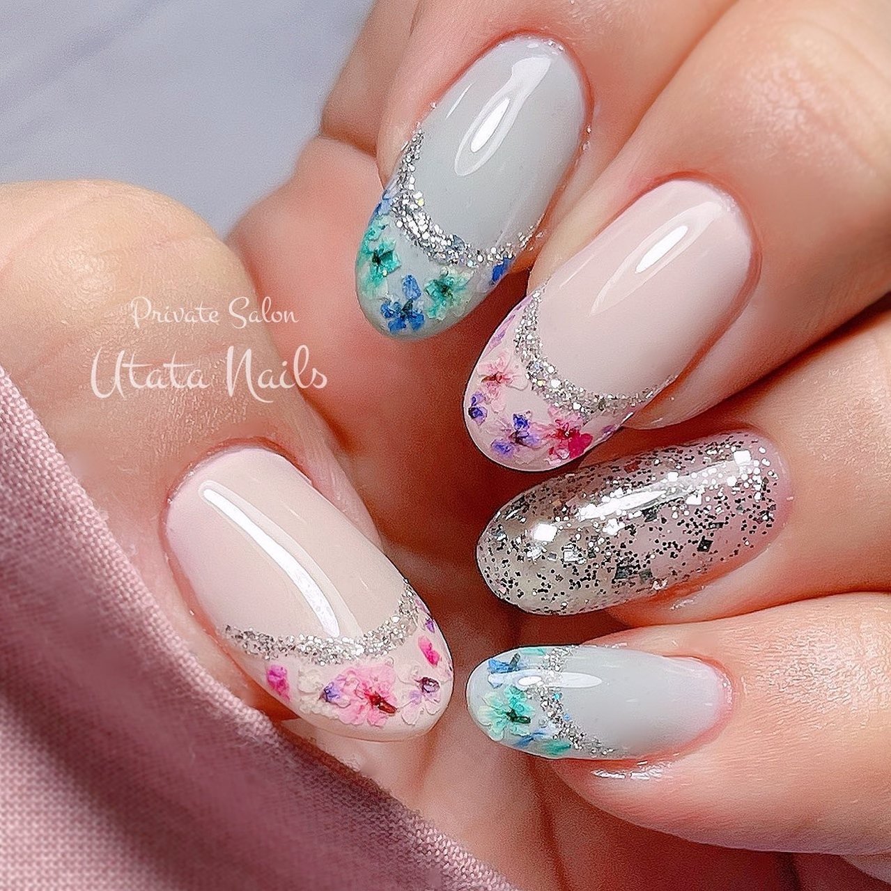 春 オールシーズン 卒業式 入学式 ハンド Utata Nailのネイルデザイン No ネイルブック