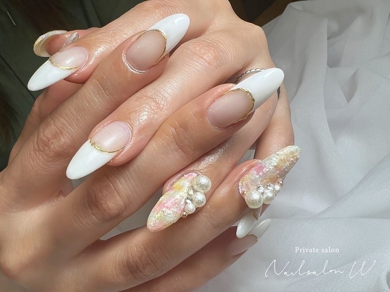 仙台 自爪育成サロン Nailsalon W のネイルデザイン No ネイルブック