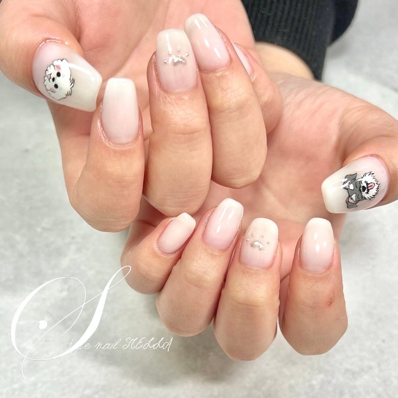 オールシーズン ハンド ワンカラー ミラー ミディアム Style Nail Stellaのネイルデザイン No ネイルブック