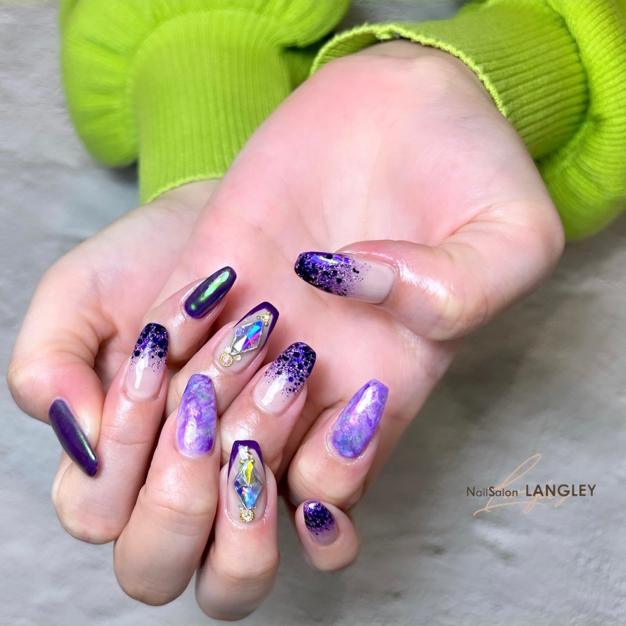 春 ライブ パーティー 女子会 ハンド Nailsalon Langleyのネイルデザイン No ネイルブック