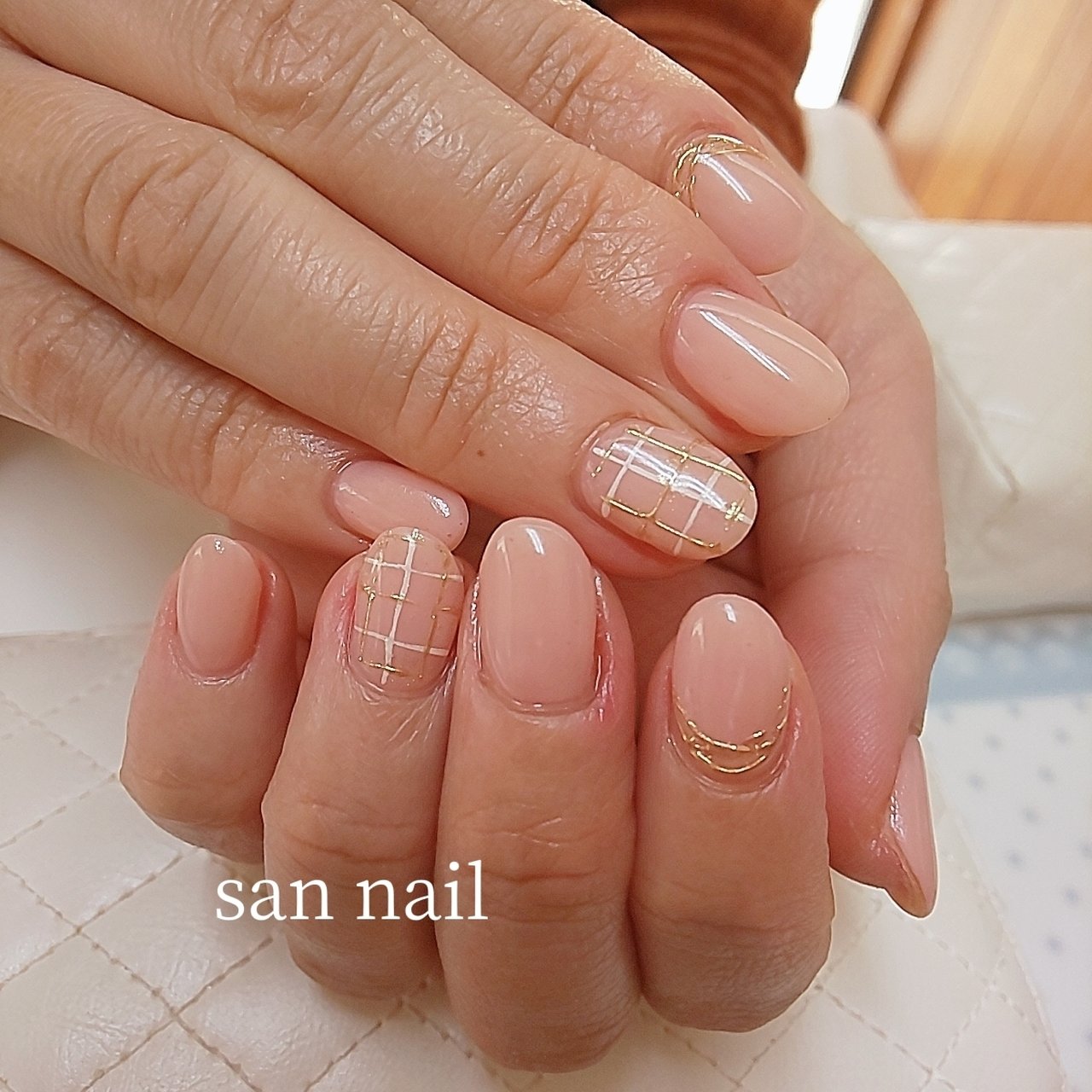 春 オールシーズン オフィス デート ハンド San Nailのネイルデザイン No ネイルブック