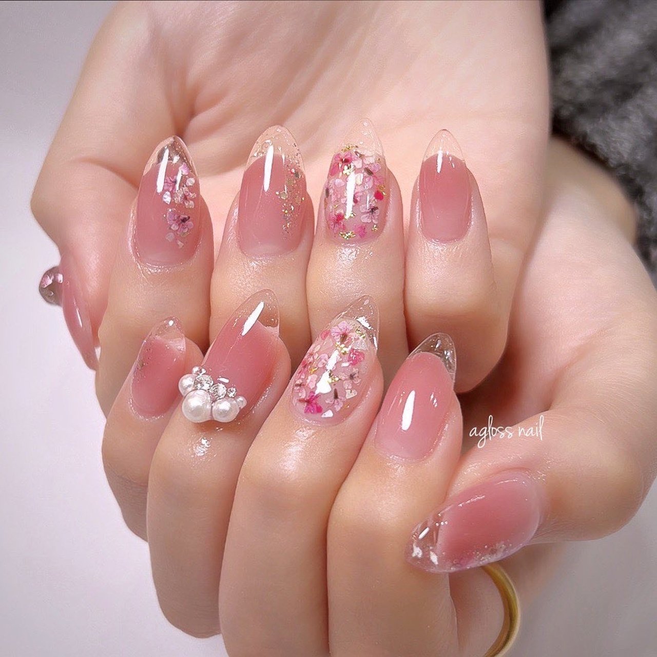 春 夏 秋 冬 ハンド Agloss Nailのネイルデザイン No ネイルブック