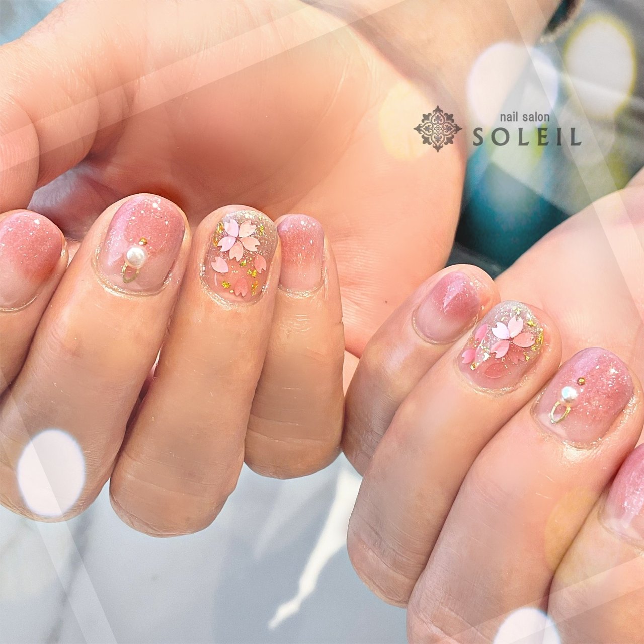 春 卒業式 入学式 オフィス ハンド Nail Salon Soleil ネイルサロン ソレイユ のネイルデザイン No ネイル ブック