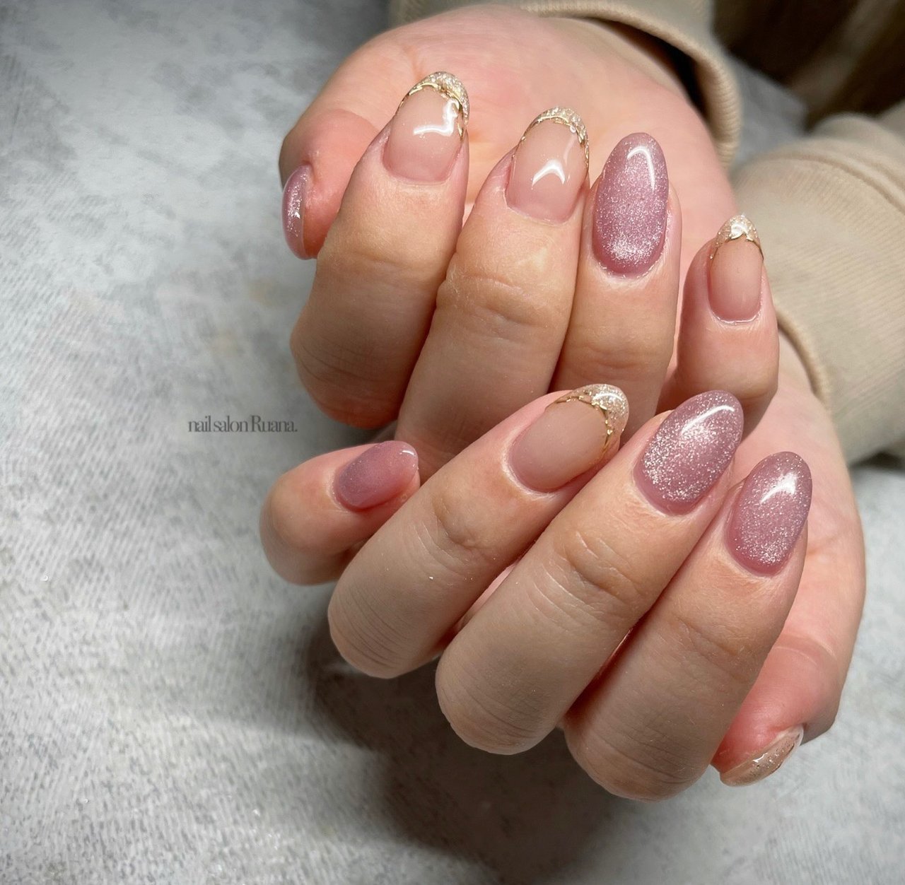 春 夏 入学式 ハンド シンプル Ruana のネイルデザイン No ネイルブック
