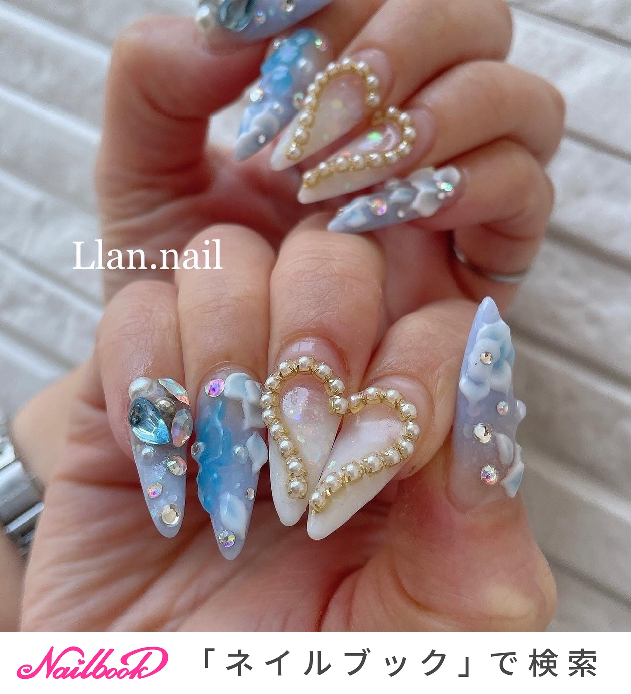 ♡ ハンドメイド ネイル ♡ ?media_id=3643531275015160671