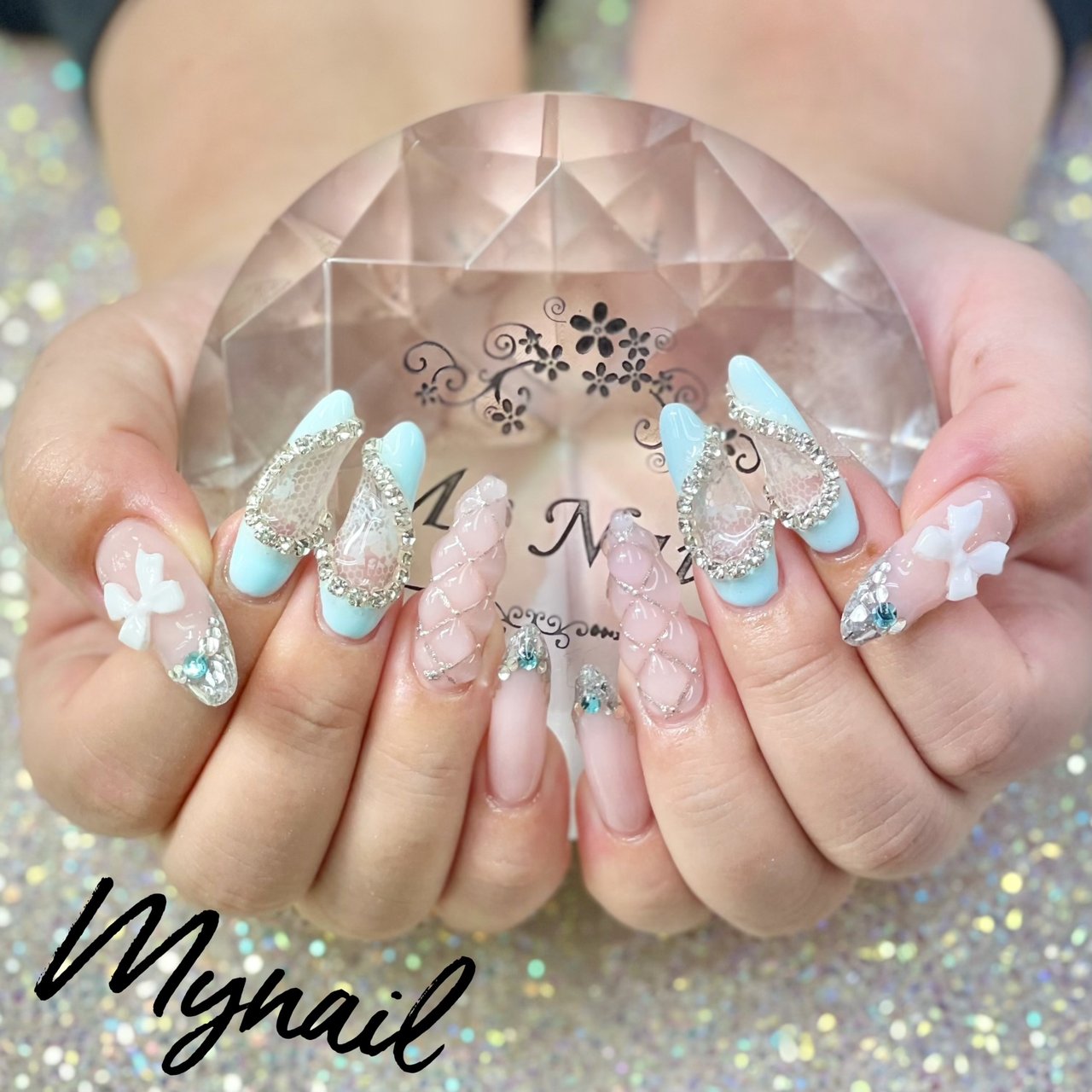 冬 オールシーズン ハンド フレンチ ハート My Nailのネイルデザイン No ネイルブック