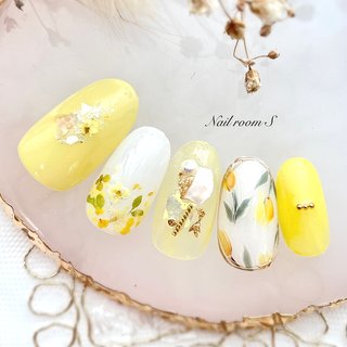 おすすめ順｜春/#黄色チューリップのネイルデザイン｜ネイルブック