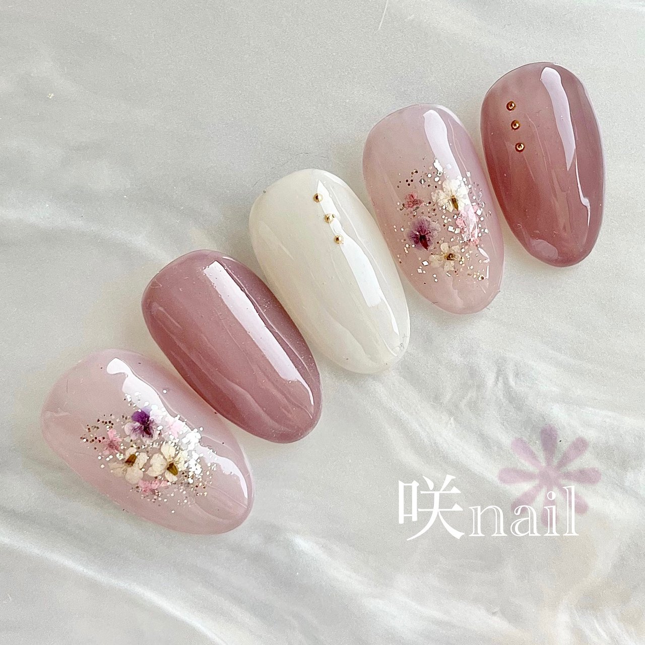 春/入学式/オフィス/デート/ハンド - 咲nail 【saki】のネイルデザイン