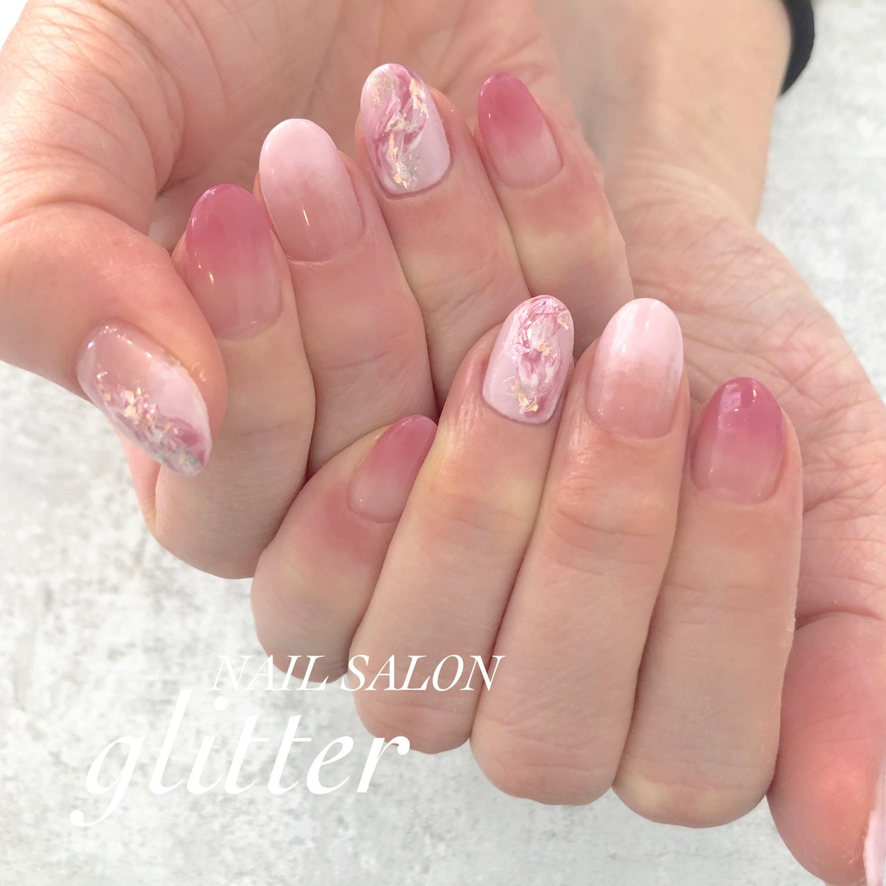 春 オフィス デート 女子会 ハンド 京都nail Salon Glitterのネイルデザイン No ネイルブック