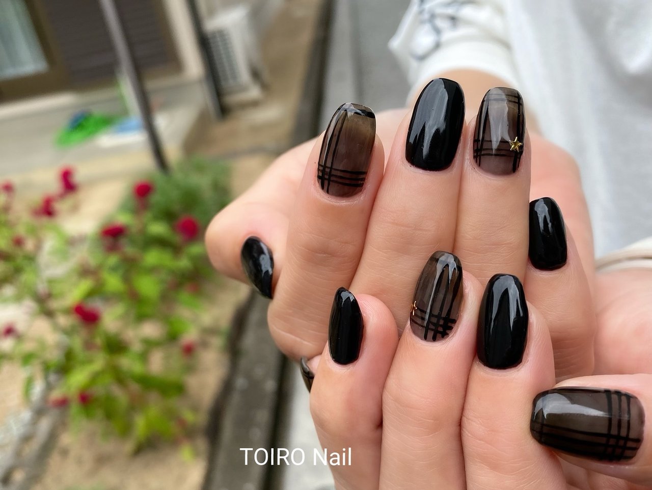 夏 秋 女子会 ハンド シンプル Toiro Nailのネイルデザイン No ネイルブック