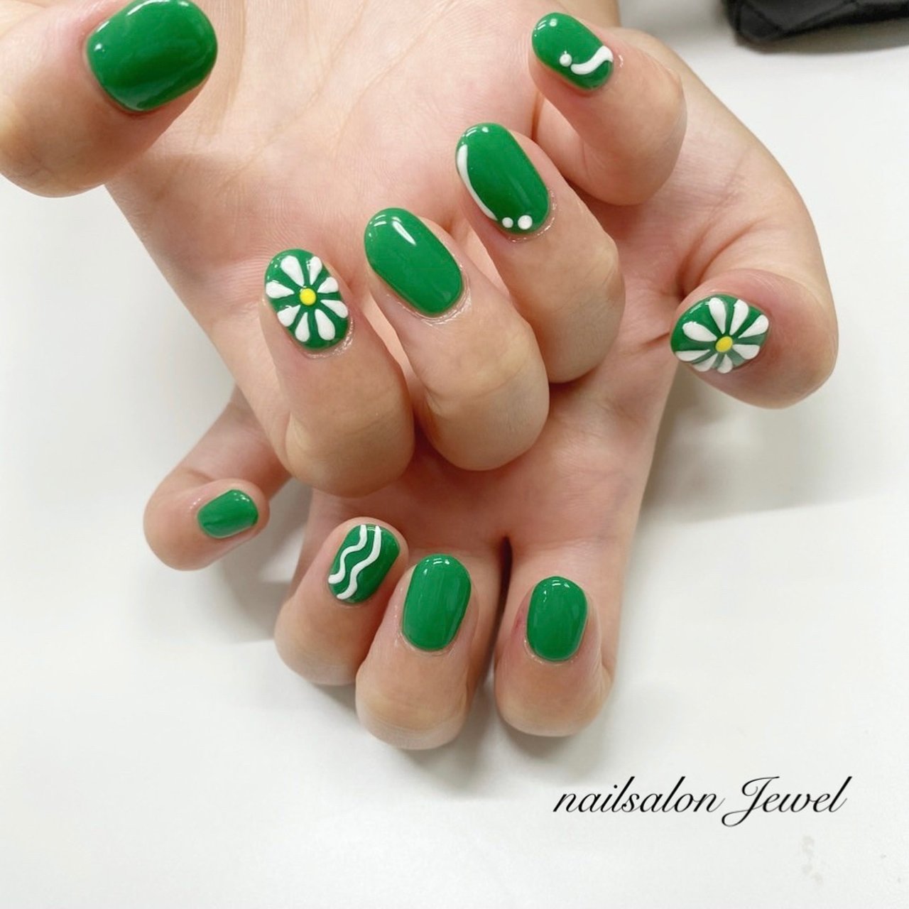 春 夏 女子会 ハンド フラワー Nailsalon Jewelのネイルデザイン No ネイルブック