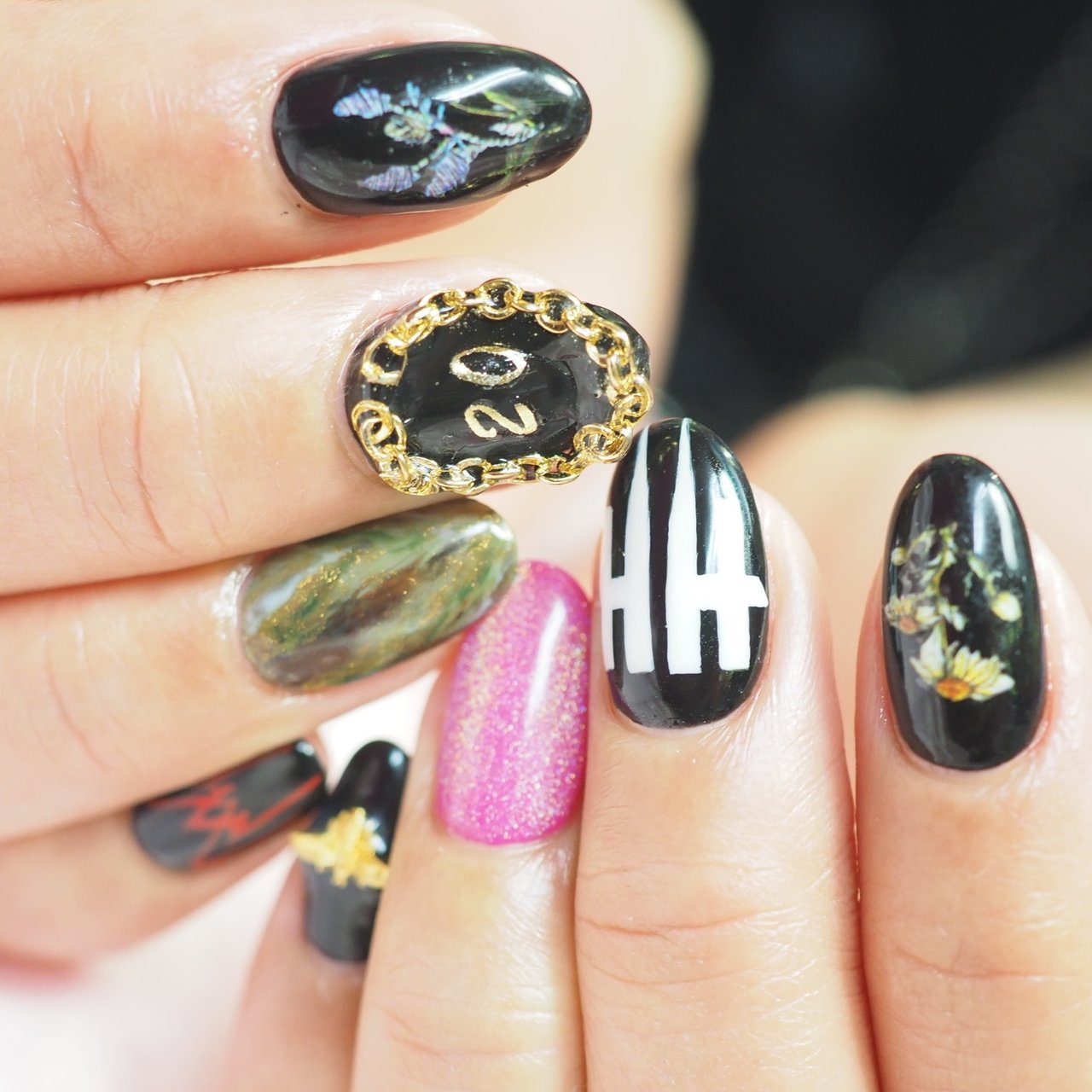 売り切り御免 Bigbang ネイルオーダー受付2 ネイルチップ 付け爪 コスメ 香水 美容 67 900 Jkkniu Edu