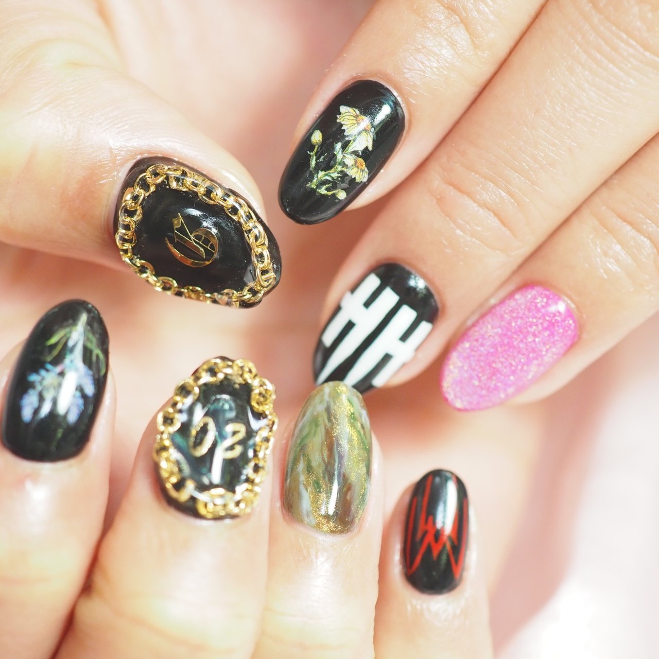 売り切り御免 Bigbang ネイルオーダー受付2 ネイルチップ 付け爪 コスメ 香水 美容 67 900 Jkkniu Edu