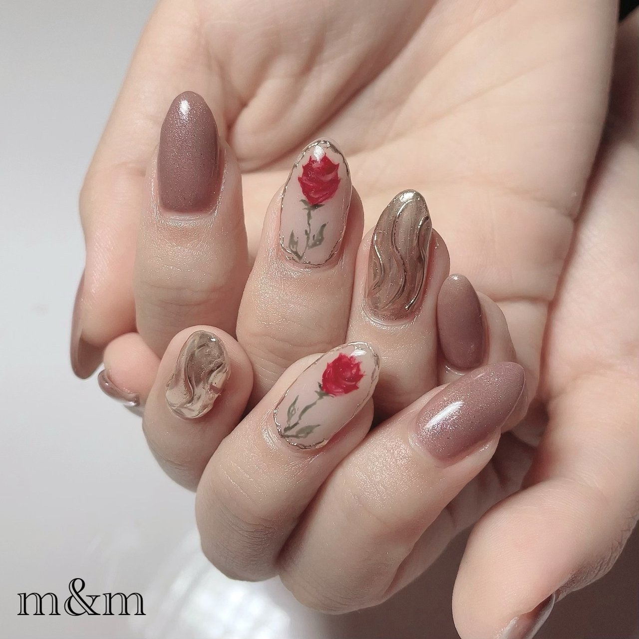 春 秋 冬 オールシーズン ハンド Nail Salon M Mのネイルデザイン No ネイルブック