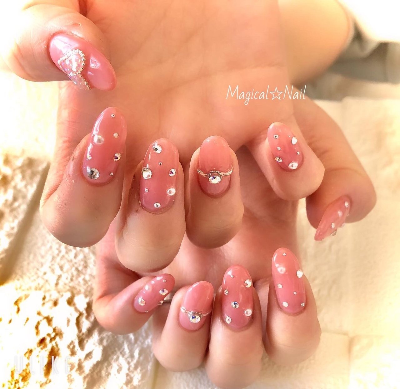 春 ブライダル パーティー デート ハンド Magical Nailのネイルデザイン No ネイルブック