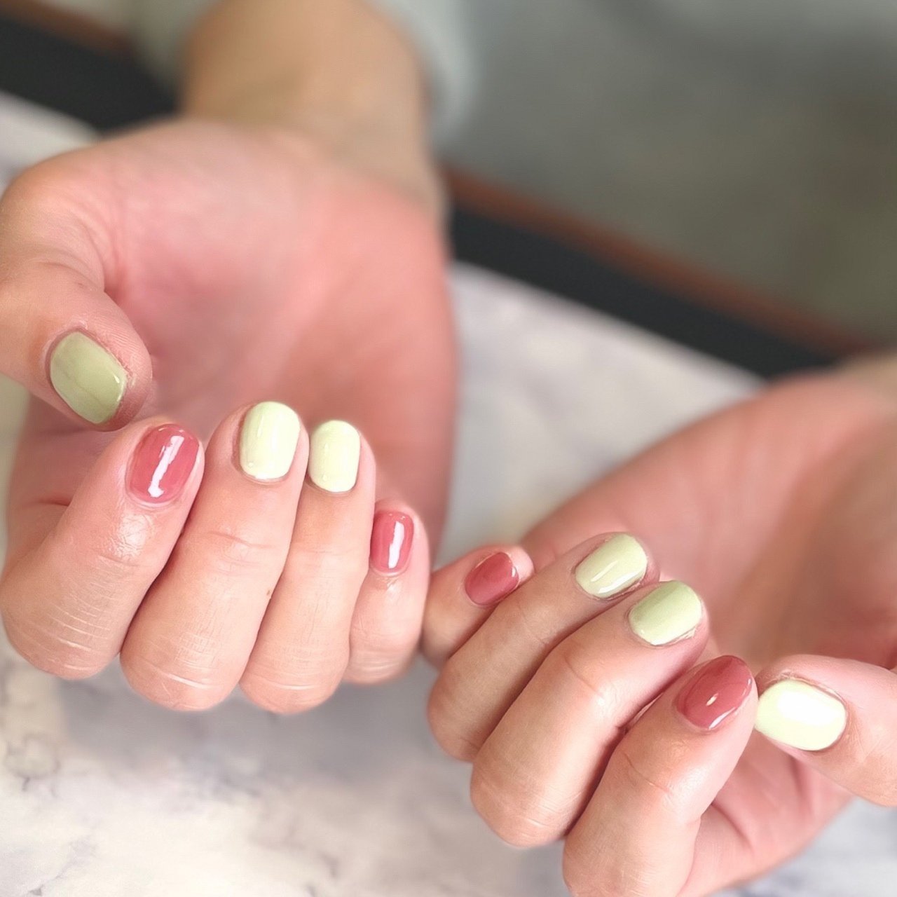 夏 ハンド シンプル ワンカラー ショート Tomnailsのネイルデザイン No ネイルブック