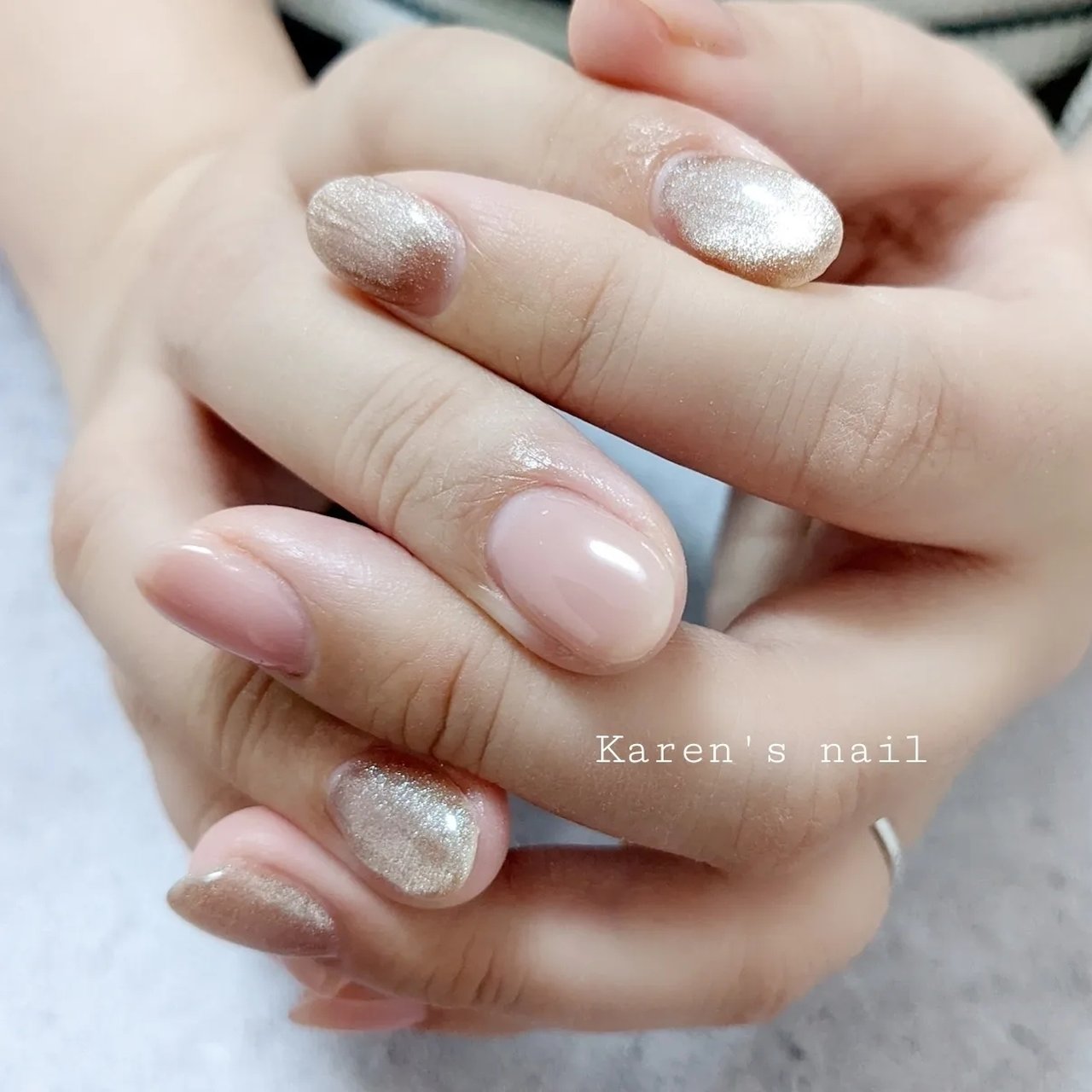オールシーズン 卒業式 入学式 オフィス ハンド Karen S Nail Rierinのネイルデザイン No ネイルブック