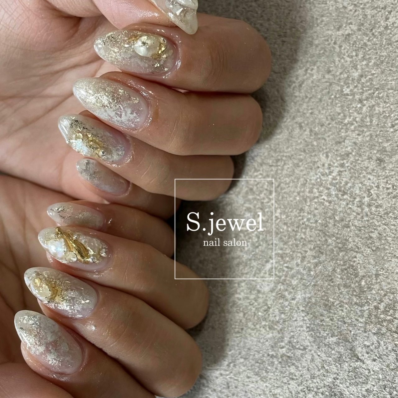 シェル ホイル S Jewelのネイルデザイン No ネイルブック