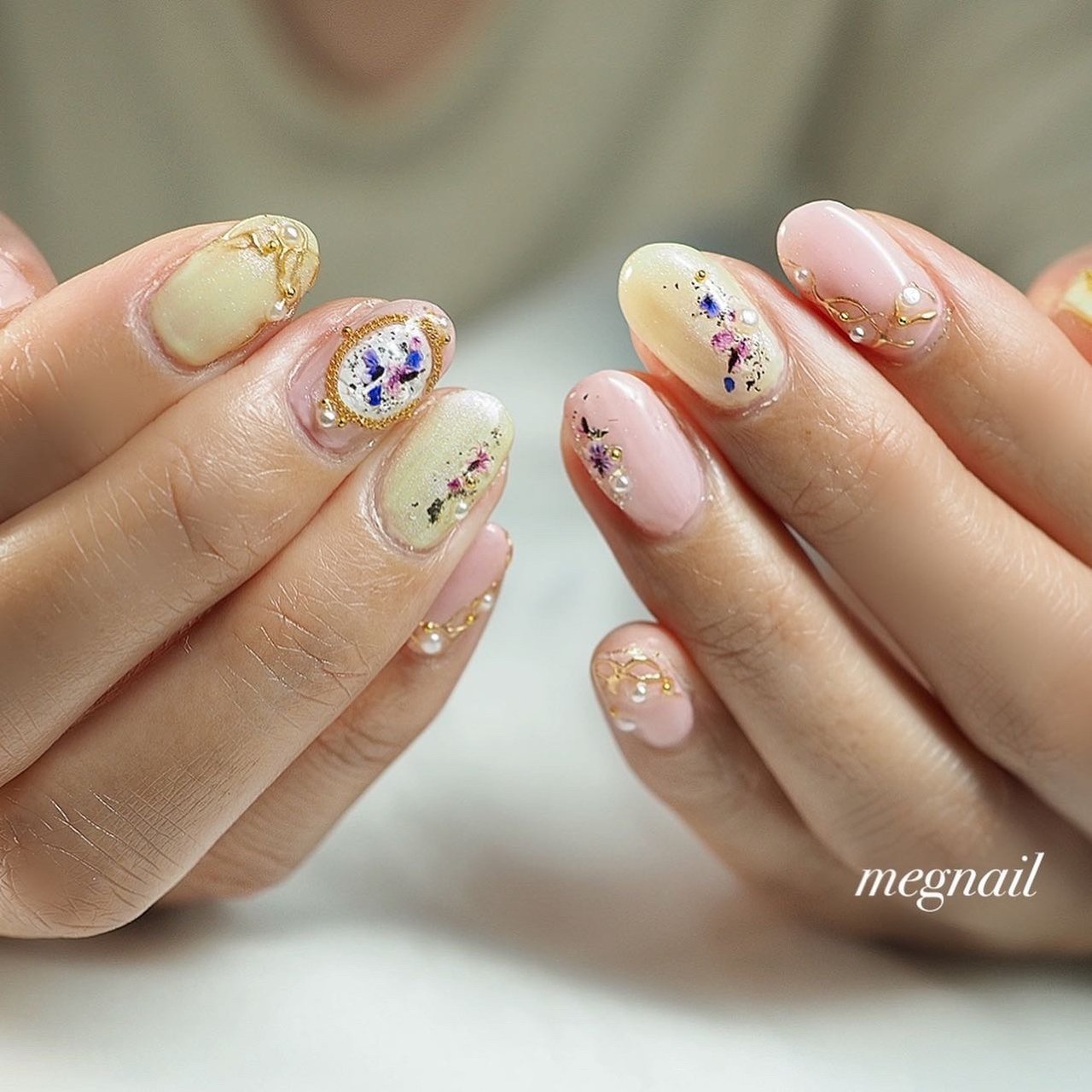 春 旅行 ブライダル デート ハンド Megnailのネイルデザイン No ネイルブック