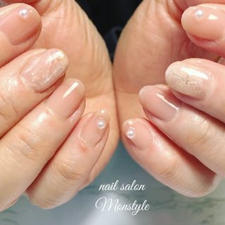 ナチュラルカラーネイルのネイルデザイン ネイルブック