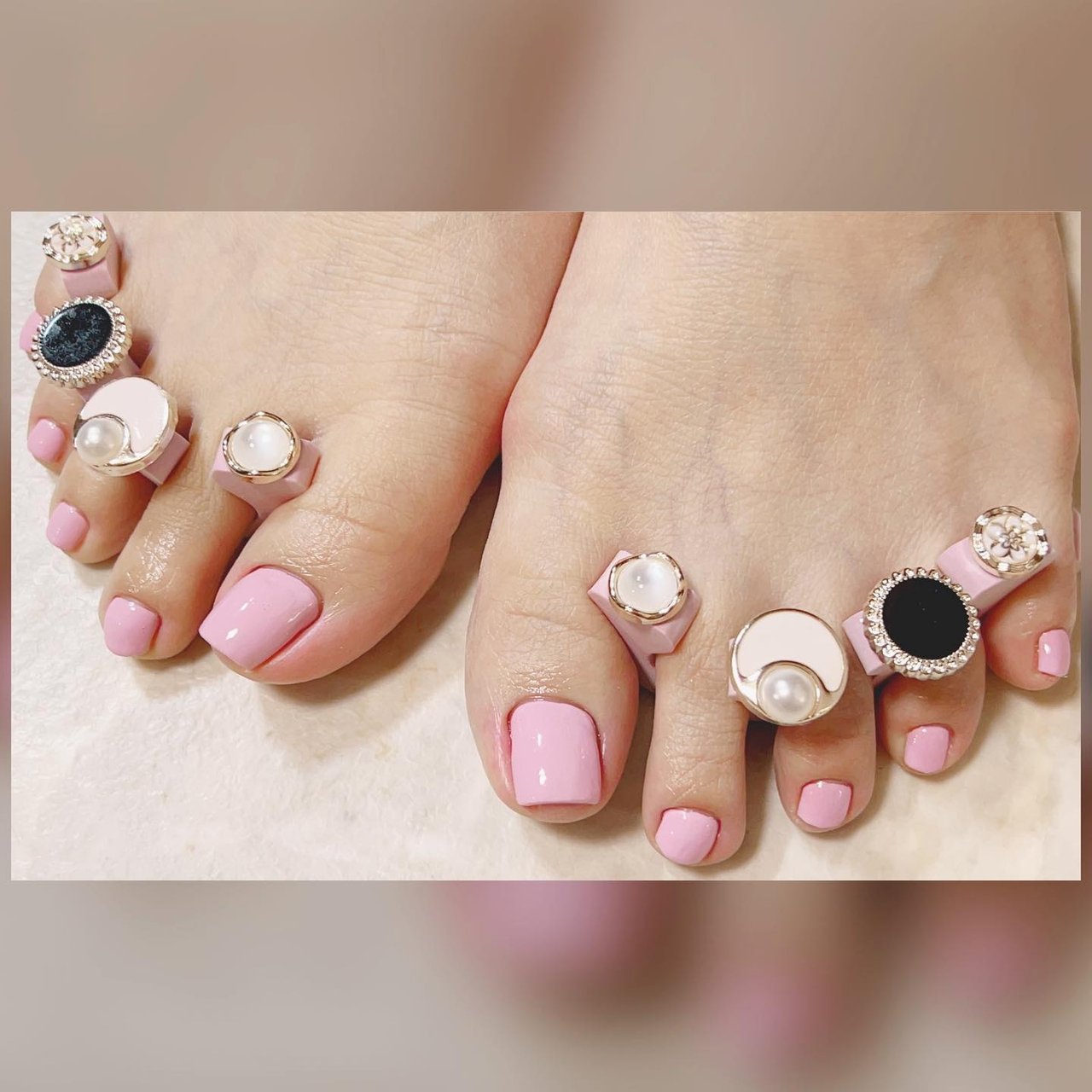 春 夏 オールシーズン オフィス フット Liliys Le Eleのネイルデザイン No ネイルブック