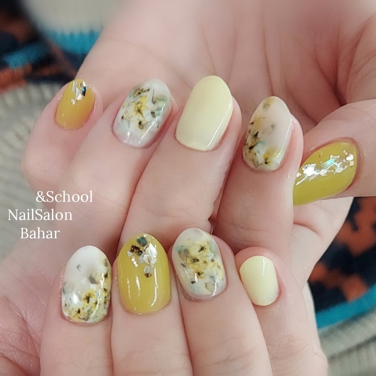 春 イエロー みく はるのネイルデザイン No ネイルブック