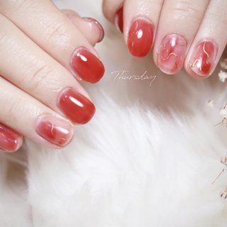 金継ぎネイルのネイルデザイン ネイルブック