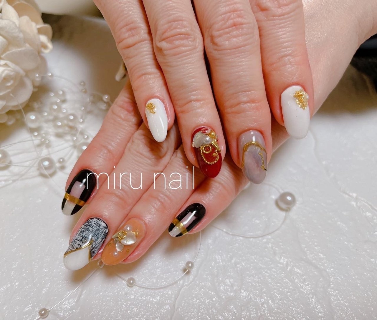 ハンド ジェルネイル Miru Nailのネイルデザイン No ネイルブック