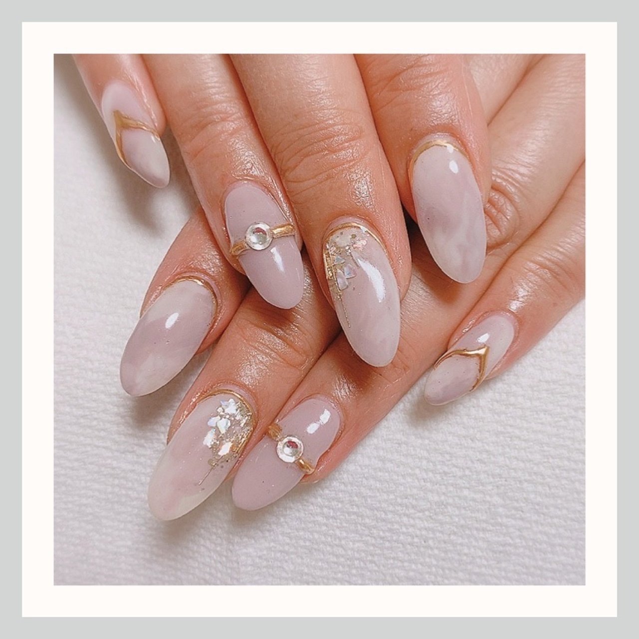 春 オールシーズン パーティー 女子会 ハンド Grateful Nails あっちゃんこのネイルデザイン No ネイルブック