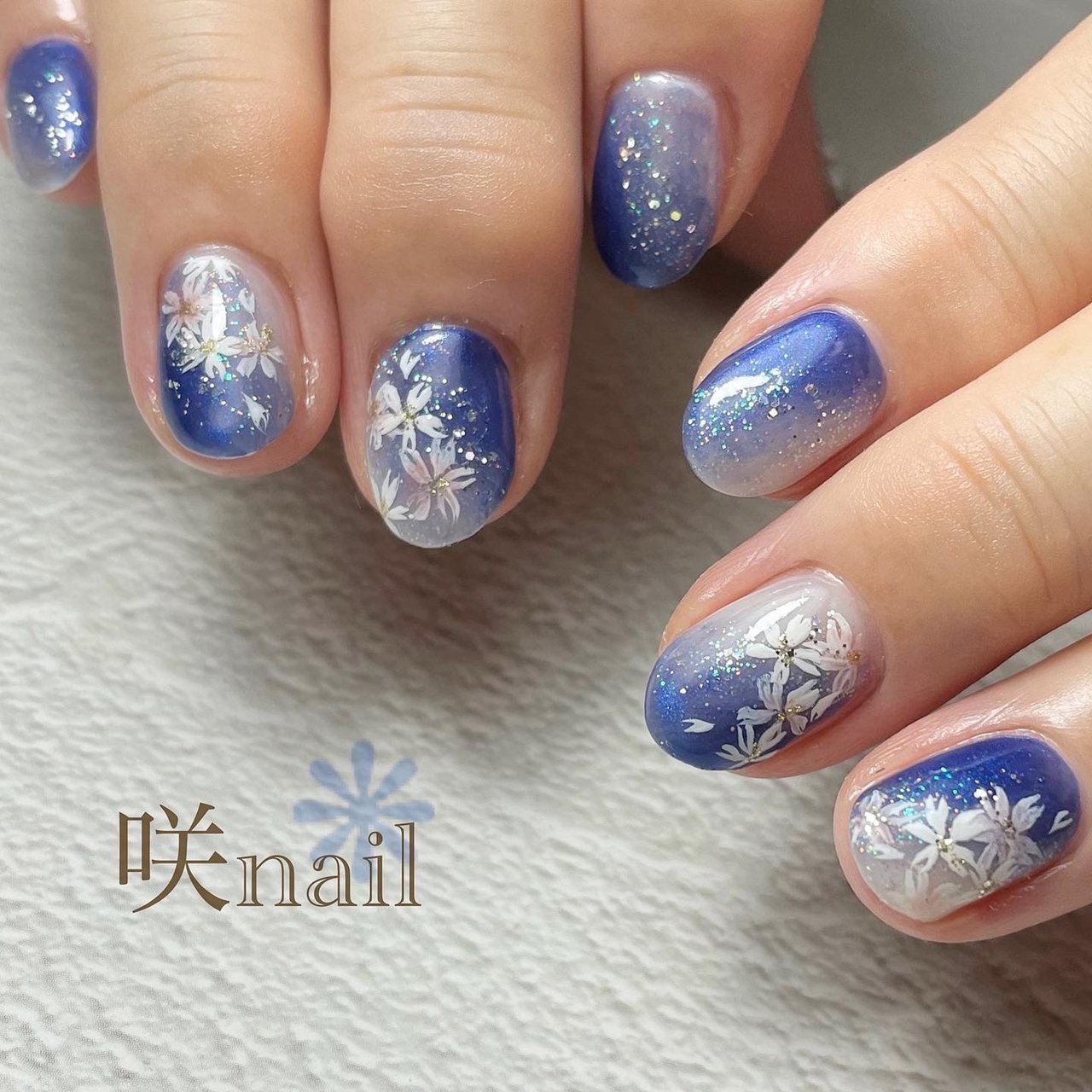 春 成人式 卒業式 パーティー ハンド 咲nail サキネイル のネイルデザイン No ネイルブック