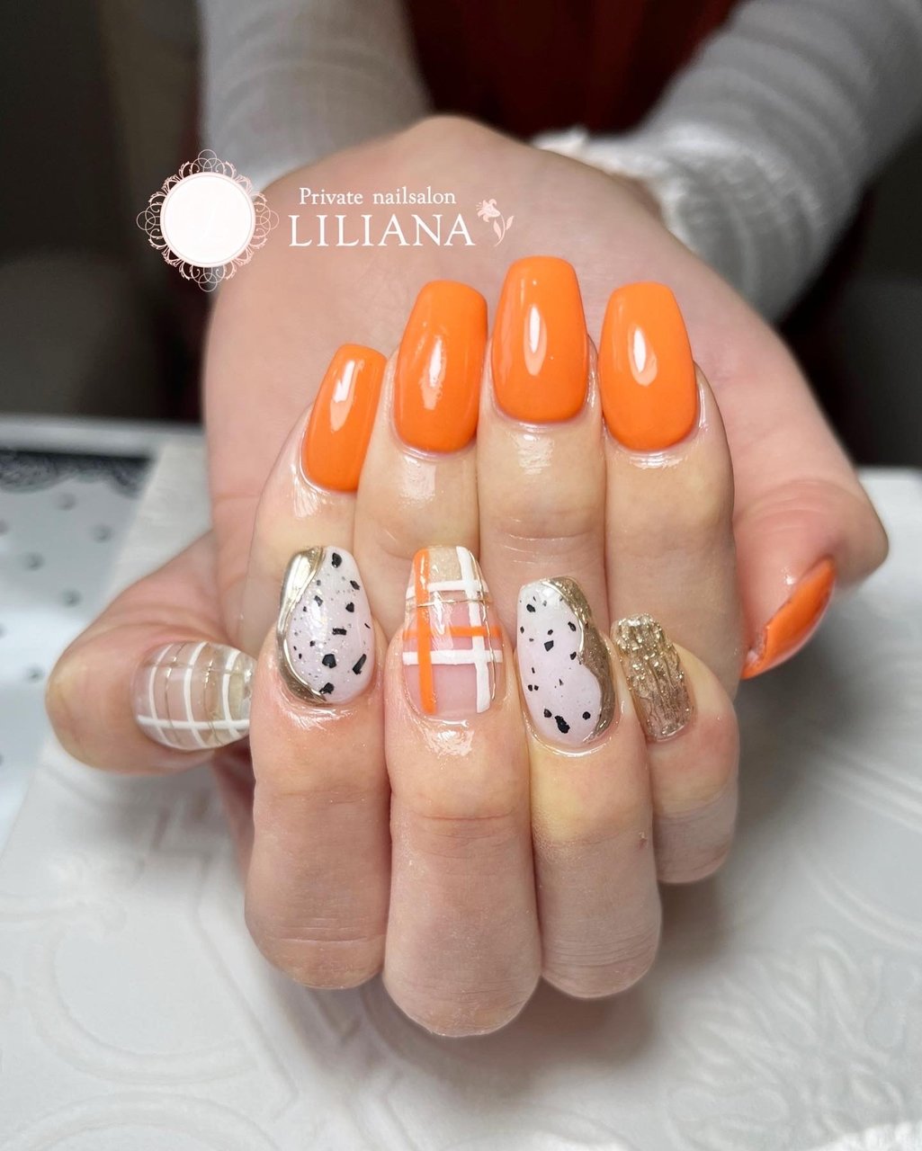 春 オールシーズン ハンド ラメ ワンカラー Private Nailsalon Lilianaのネイルデザイン No ネイル ブック