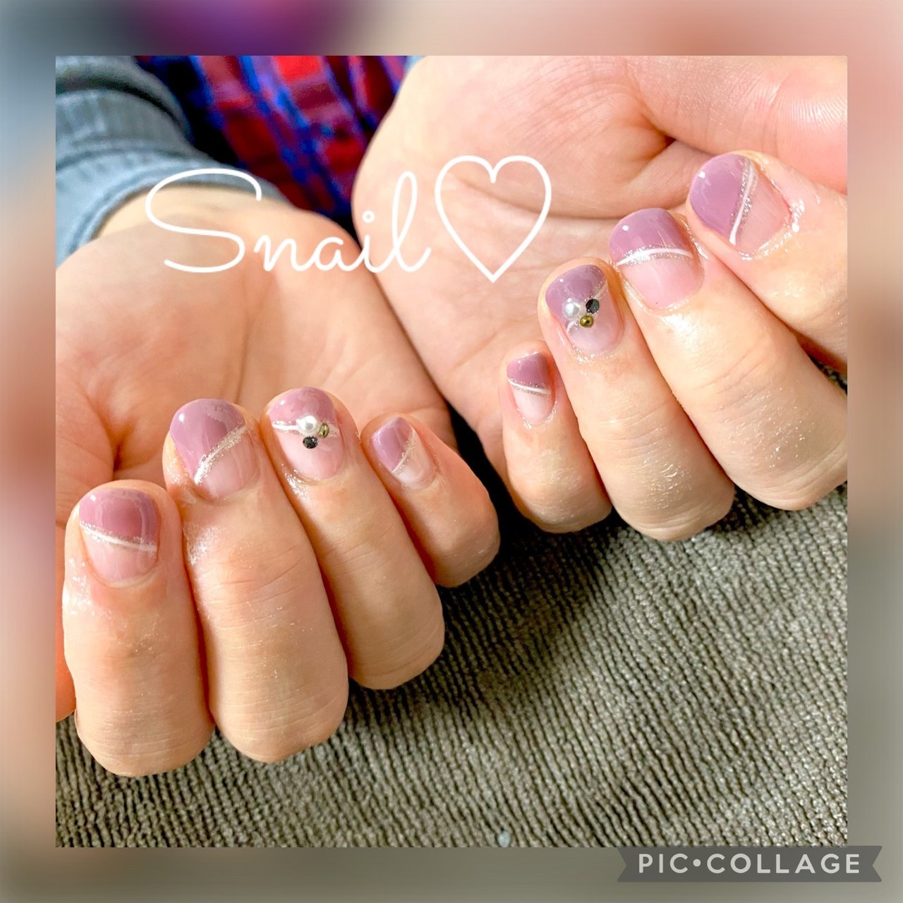 春 ハンド 変形フレンチ ショート ピンク Saki Yamashinaのネイルデザイン No ネイルブック