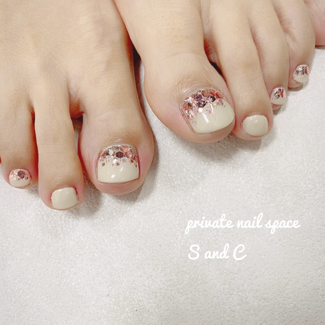 春 オールシーズン デート 女子会 フット Private Nail Space S And Cのネイルデザイン No ネイル ブック