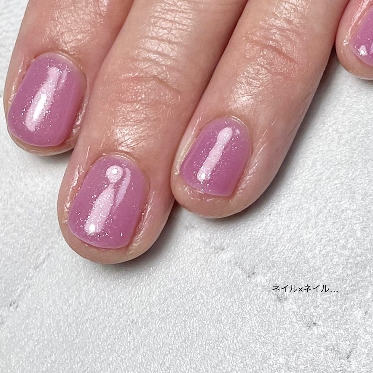 オールシーズン シンプル ワンカラー ピンク パープル Yukinaのネイルデザイン No ネイルブック