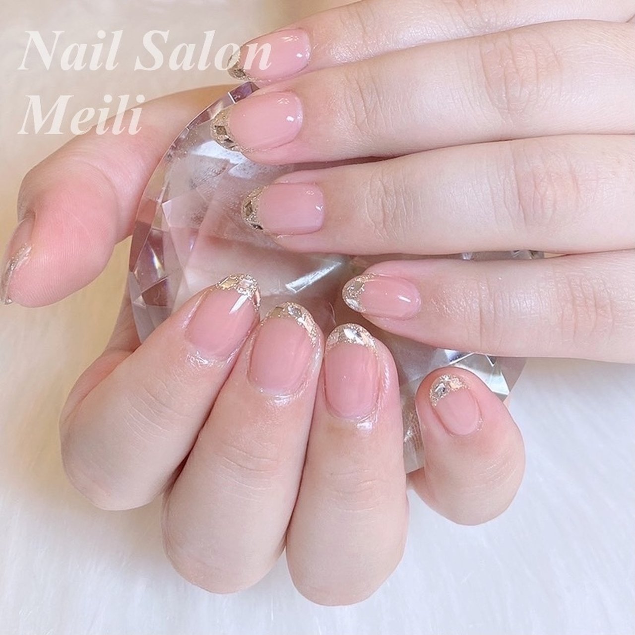 オールシーズン ハンド シンプル ミディアム ピンク Nail Salon Meili 埼玉日進のネイルデザイン No ネイル ブック