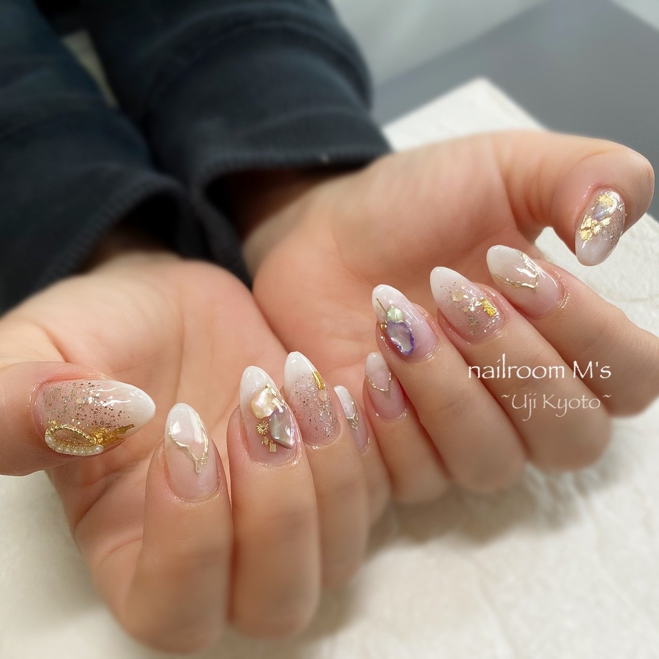 春 夏 ハンド グラデーション ラメ Msnail123のネイルデザイン No ネイルブック