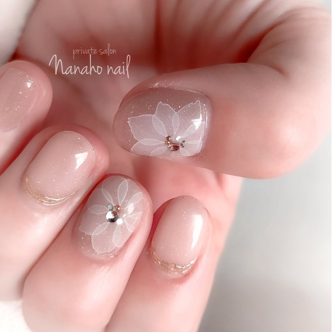 春 卒業式 入学式 ハンド シンプル Nanaho Nail 大阪府八尾市 のネイルデザイン No ネイルブック