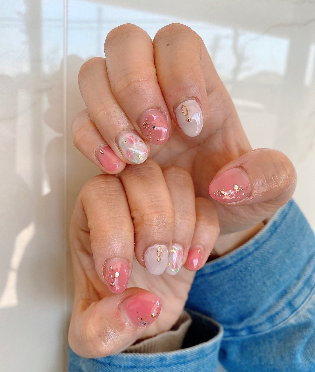 春 卒業式 入学式 ハンド シンプル Nailsalon Sireneのネイルデザイン No ネイルブック