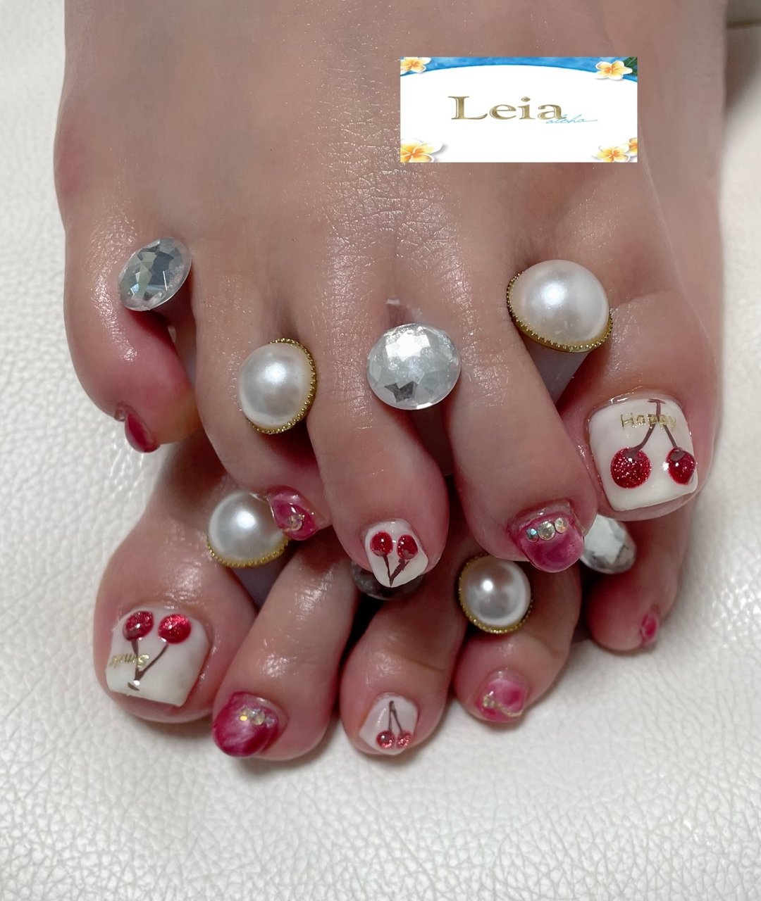 フット ジェルネイル お客様 Leianail のネイルデザイン No ネイルブック