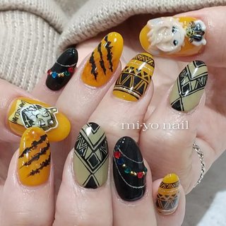 ライオンキングネイルのネイルデザイン ネイルブック