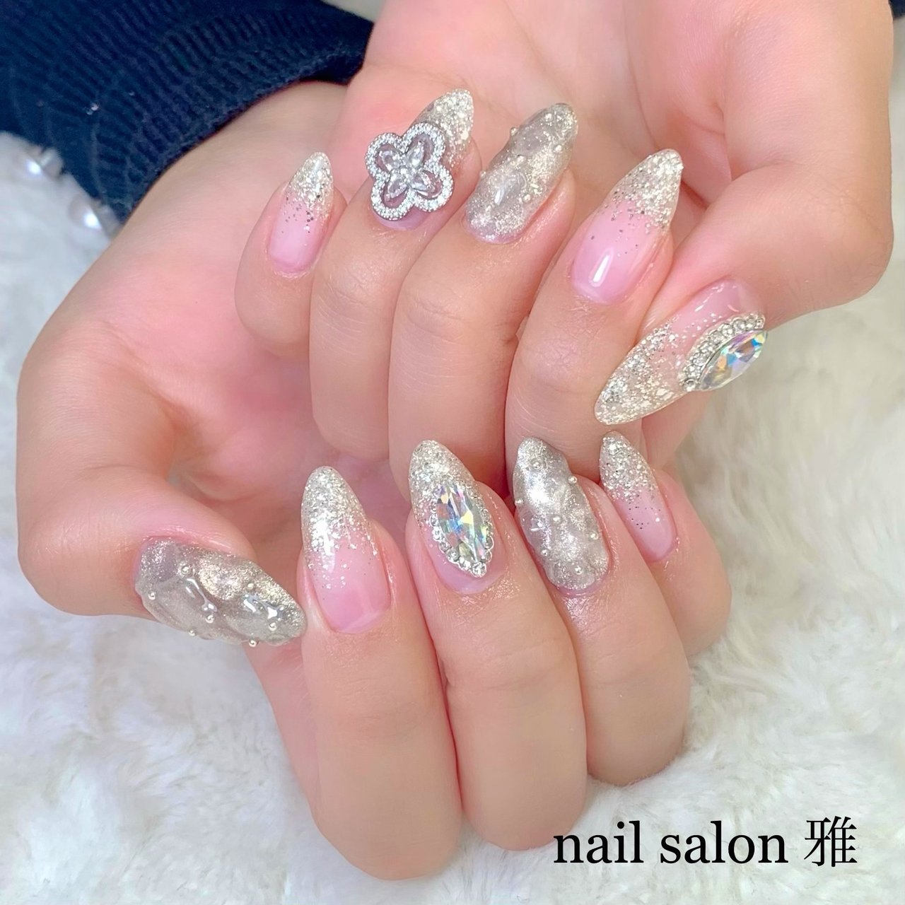 春/オールシーズン/卒業式/入学式/ハンド - nail salon & school 雅の