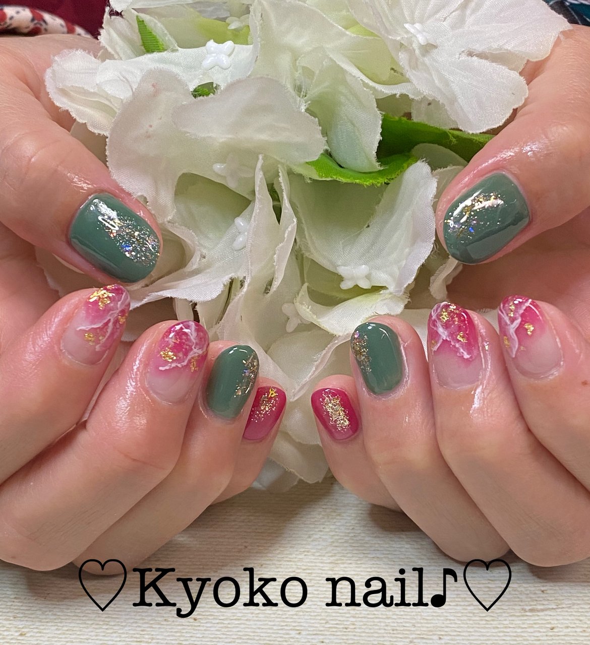 春 オールシーズン ハンド シンプル グラデーション Kyoko Nailのネイルデザイン No ネイルブック