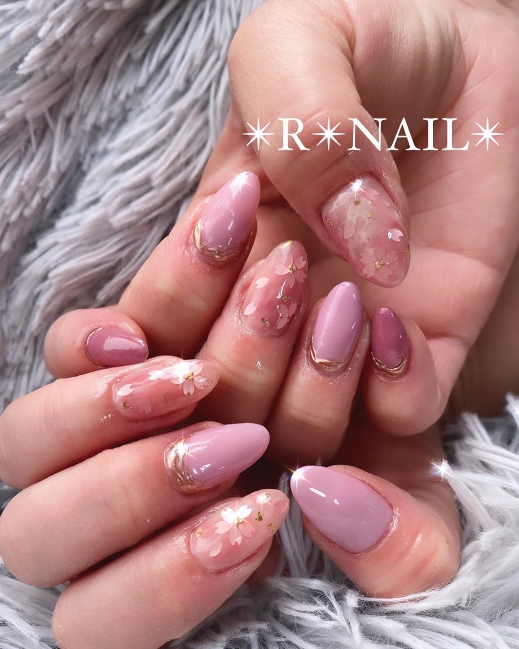 春 ハンド フレンチ ミディアム ベージュ 自宅ネイルサロン R のネイルデザイン No ネイルブック