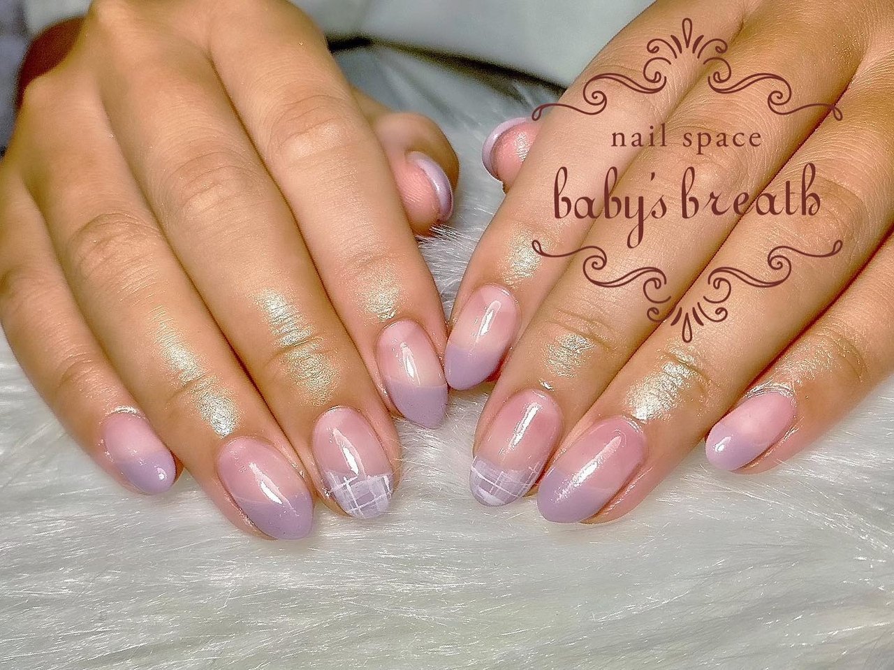 春 夏 オールシーズン オフィス ハンド Nail Space Baby S Breathのネイルデザイン No ネイルブック