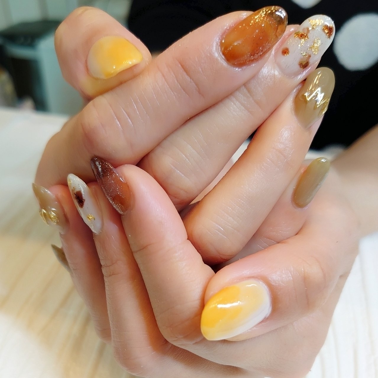 春 オールシーズン オフィス ハンド グラデーション Kao Nailのネイルデザイン No ネイルブック