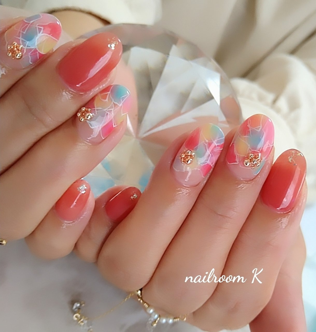 ニュアンス パステル ジェルネイル お客様 Nailroom Kのネイルデザイン No ネイルブック