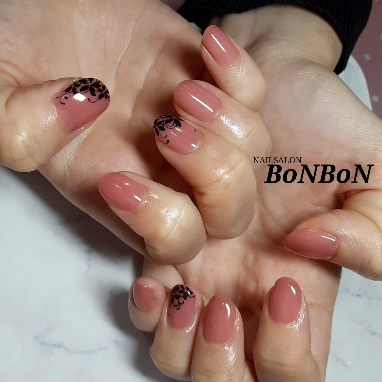 オールシーズン オフィス デート 女子会 ハンド Nailsalon Bonbonのネイルデザイン No ネイルブック