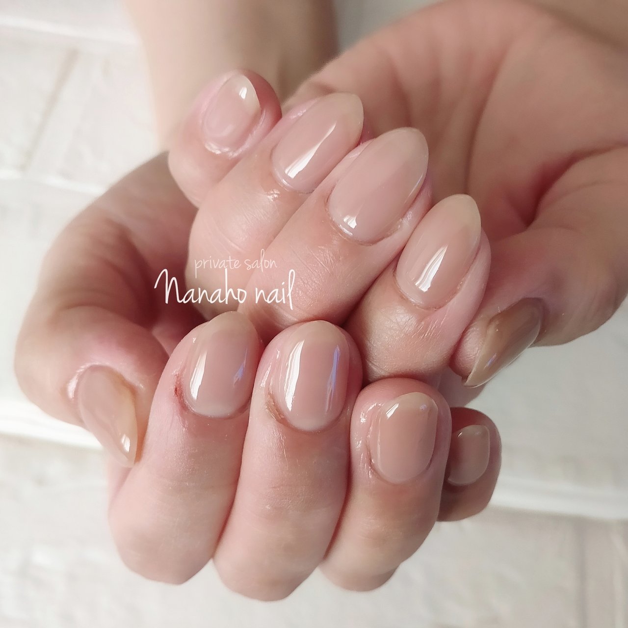 春 夏 オフィス ハンド シンプル Nanaho Nail 大阪府八尾市 のネイルデザイン No ネイルブック